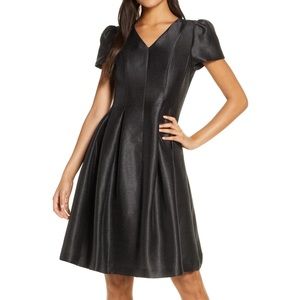 Rachel Parcell Shine Satin Twill Dress